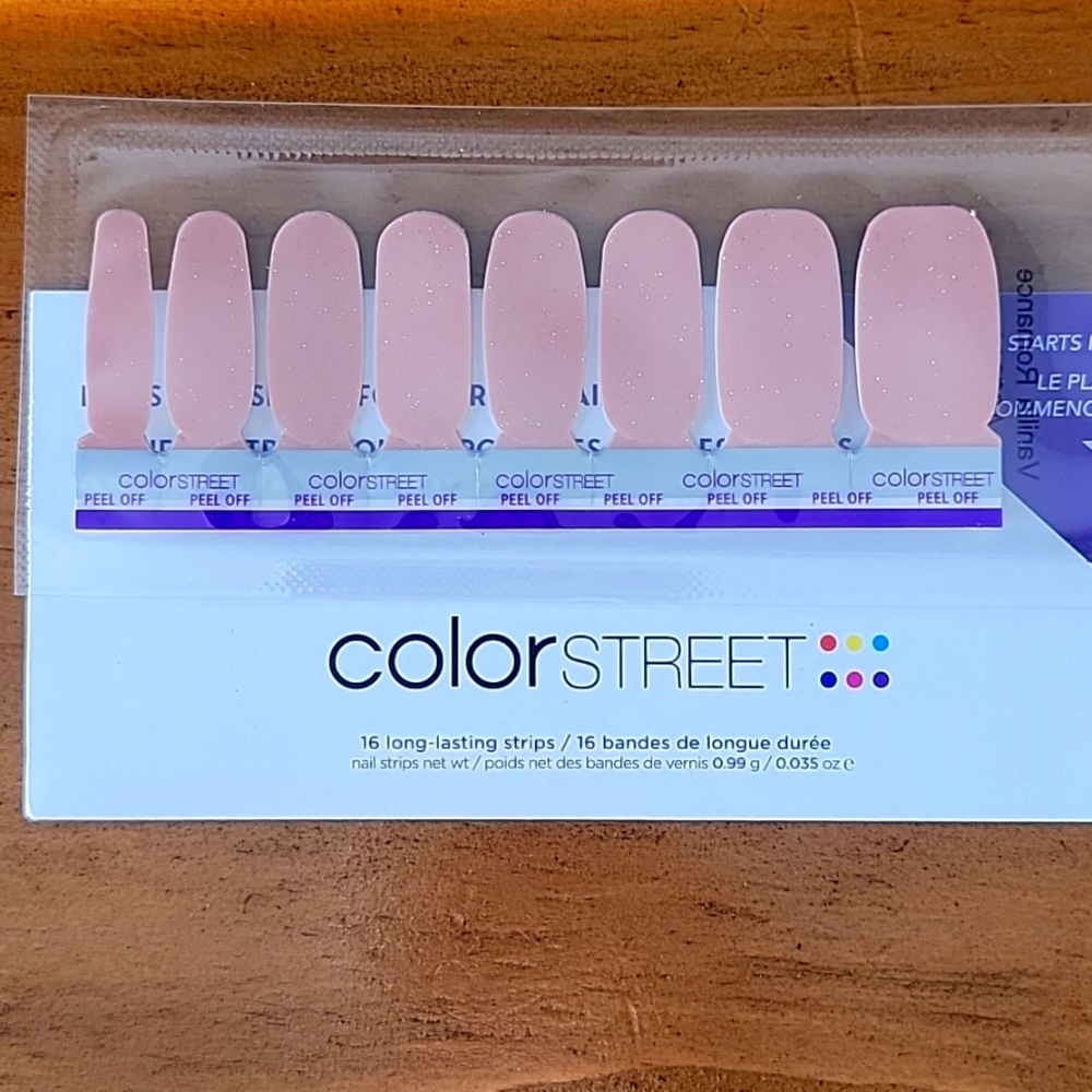 Color Street Vanilla Romance Subscription box set